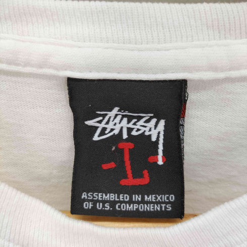 ステューシー Stussy スカル ロングスリーブ Tシャツ ロンT メンズ import:L