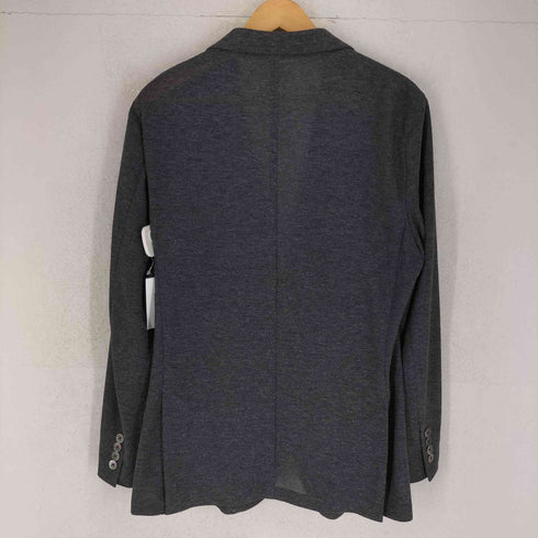 アクアスキュータム AQUASCUTUM ポリリネン シースルー 2Bテーラードジャケット メンズ UK:40