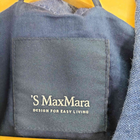 エスマックスマーラ S Max Mara リネン100 テーラードジャケット レディース JPN:44