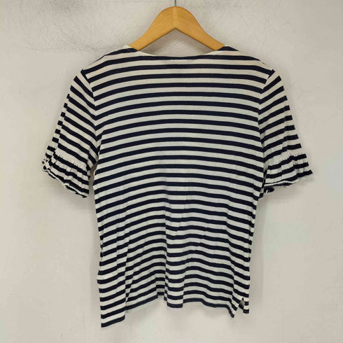 ポロラルフローレン POLO RALPH LAUREN ボーダーフリルスリーブカットソー レディース L (12-14)