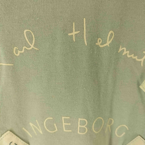 ピンクハウス PINK HOUSE ロゴパッチ Kルーネック S/S 半袖 Tシャツ レディース