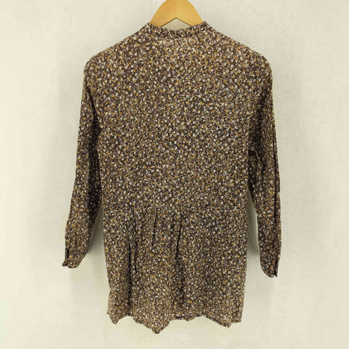 Goldenbear ゴールデンベア バンドカラー 総柄シャツ Elegance レディース JPN:M