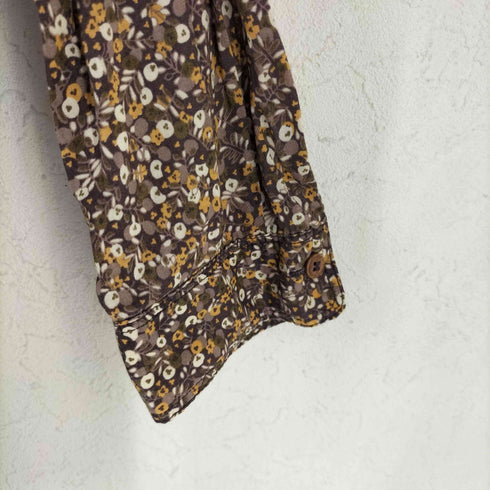 Goldenbear ゴールデンベア バンドカラー 総柄シャツ Elegance レディース JPN:M