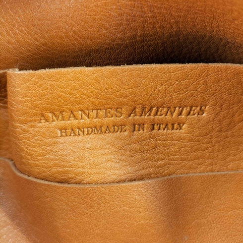 AMANTES AMENTES ハラコ レザー ショルダーバッグ レディース