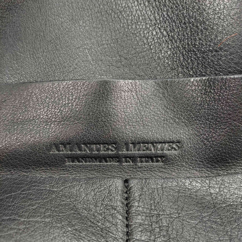 AMANTES AMENTES ハラコ レザー トートバッグ メンズ