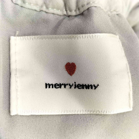 メリージェニー merry jenny レースアップリケエプロンワンピース レディース FREE