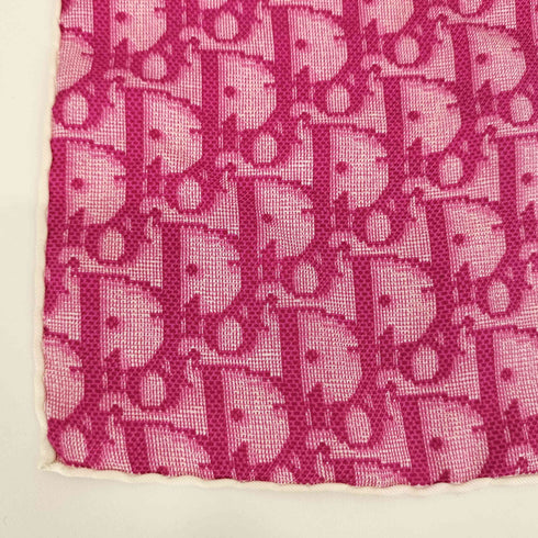 クリスチャンディオール Christian Dior OLD トロッター柄 スカーフ シルク レディース