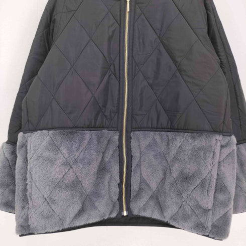 エニィスィス anySiS フェイクファーコンビキルティングアウター レディース JPN:M