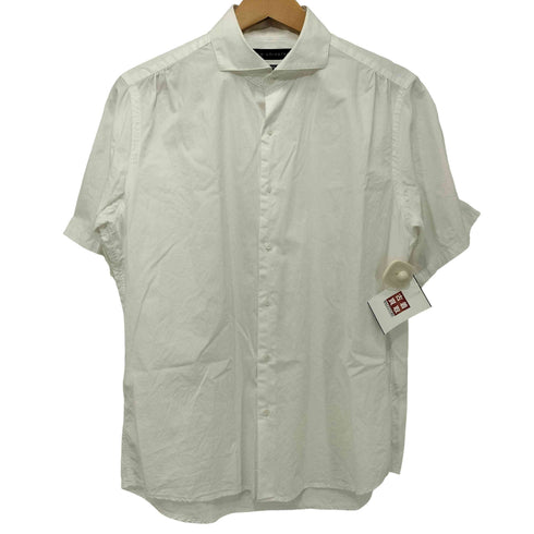 ナノユニバース NANO universe 25SS N SHIRTS 汗染み防止 ホリゾンタルカラーシャツ 半袖 メンズ JPN:L