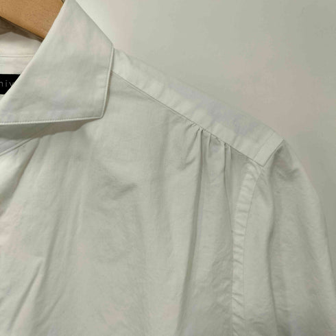 ナノユニバース NANO universe 25SS N SHIRTS 汗染み防止 ホリゾンタルカラーシャツ 半袖 メンズ JPN:L