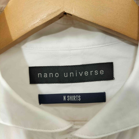 ナノユニバース NANO universe 25SS N SHIRTS 汗染み防止 ホリゾンタルカラーシャツ 半袖 メンズ JPN:L