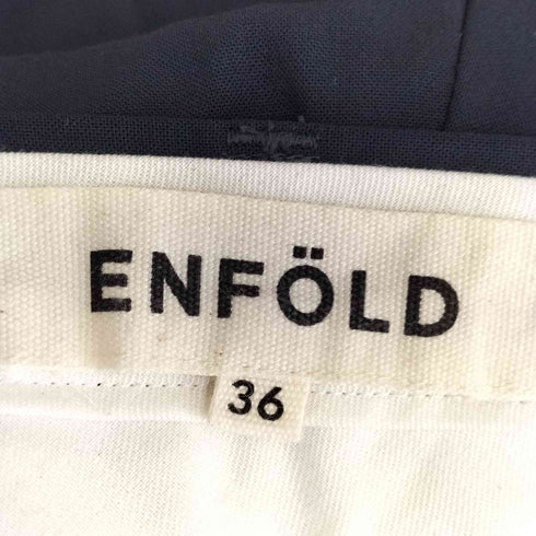 エンフォルド ENFOLD レギュラー ストレート パンツ レディース JPN:36