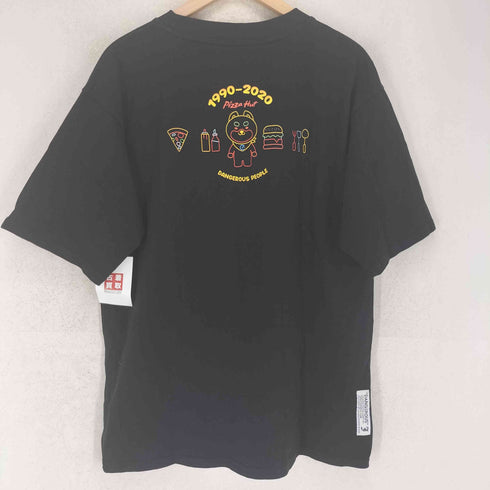 DANGER OUS PEOPLE ピザ プリント 半袖 Tシャツ メンズ