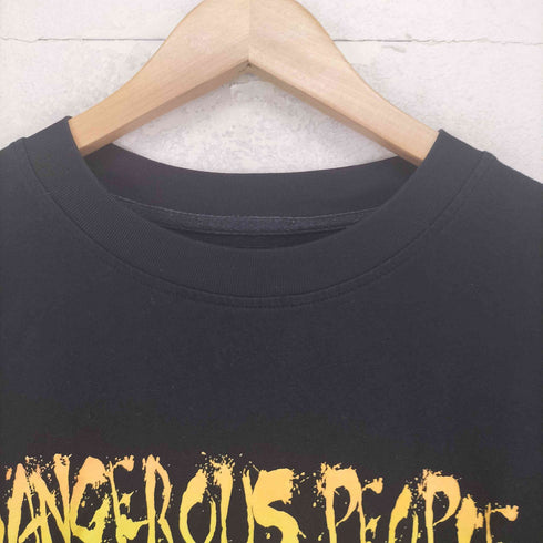 DANGER OUS PEOPLE ピザ プリント 半袖 Tシャツ メンズ