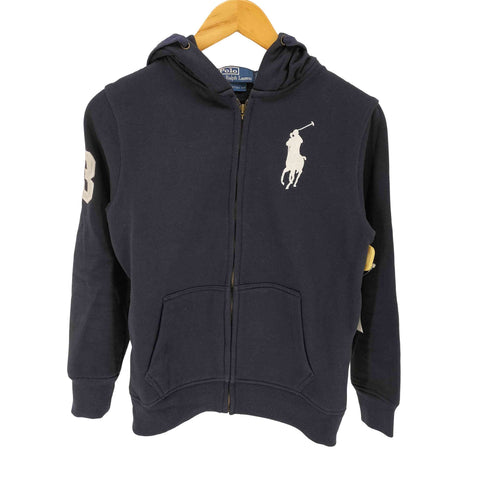 ポロバイラルフローレン Polo by RALPH LAUREN CUSTOM FIT ビッグポニー刺繍 ジップアップパーカー レディース S