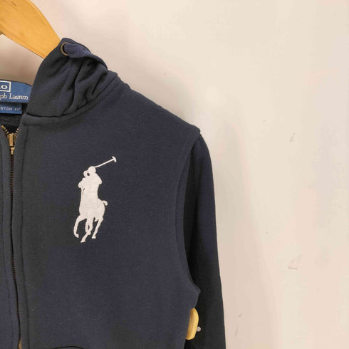 ポロバイラルフローレン Polo by RALPH LAUREN CUSTOM FIT ビッグポニー刺繍 ジップアップパーカー レディース S