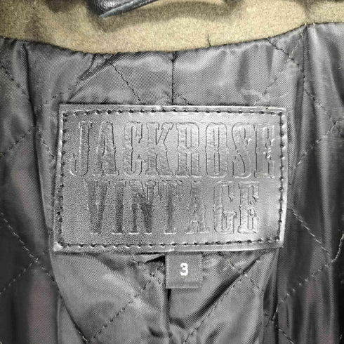 ジャックローズ JACKROSE VINTAGE ヴィンテージ レザー 切り替えし フード付き ジャケット domestic メンズ 3