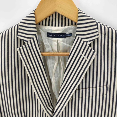 ラルフローレン RALPH LAUREN ストライプ 3Bテーラードジャケット メンズ S