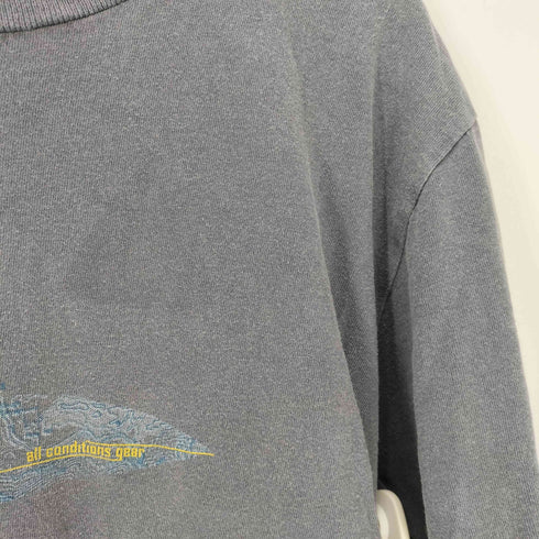 ナイキエーシージー NIKE ACG 00S USA製 黒タグ 両面プリント クルーネック Tシャツ メンズ import:M