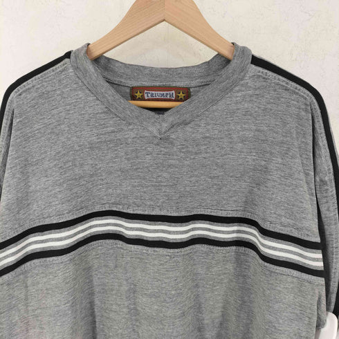 TRIUMPH トライアンフ Vネック ラインTシャツ メンズ FREE