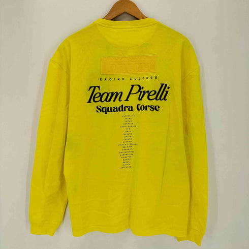 PIRELLI THE VICTORYLONG SLEEVE ブランドデザイン 長袖Tシャツ メンズ import:M