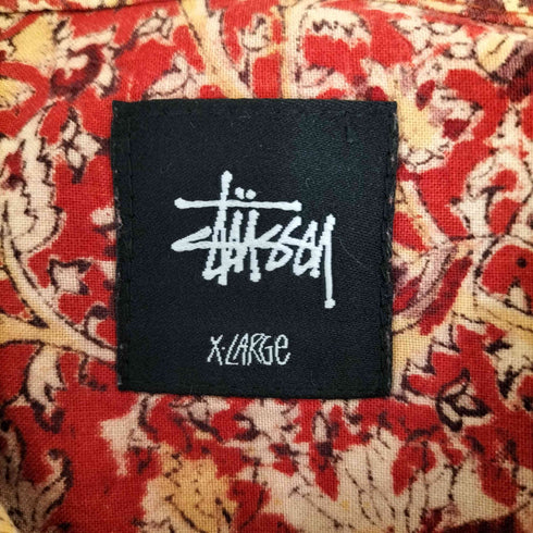ステューシー Stussy 総柄 フラワープリント 長袖シャツ メンズ XL