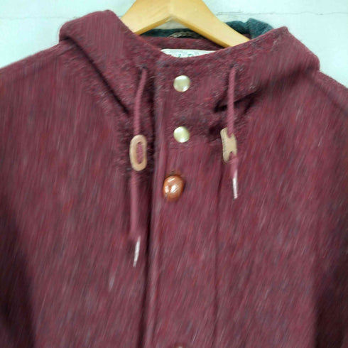 エルエルビーン L.L.Bean 70-80S USA製 ナイロン混 ウール クルミボタン フーディー ジャケット メンズ S