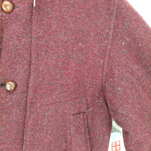 エルエルビーン L.L.Bean 70-80S USA製 ナイロン混 ウール クルミボタン フーディー ジャケット メンズ S