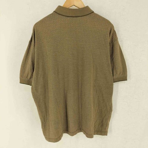 90S NATURAL NORTHWEST TERRITORY ナチュラル ノースウエスト テリトリー コットン ポリ 半袖 ポロシャツ メンズ L