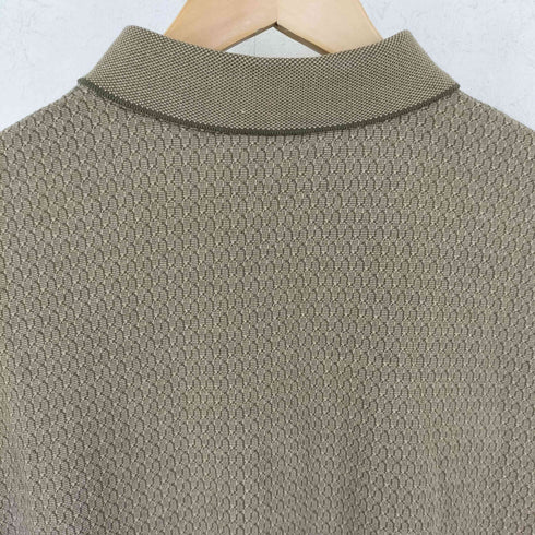 90S NATURAL NORTHWEST TERRITORY ナチュラル ノースウエスト テリトリー コットン ポリ 半袖 ポロシャツ メンズ L