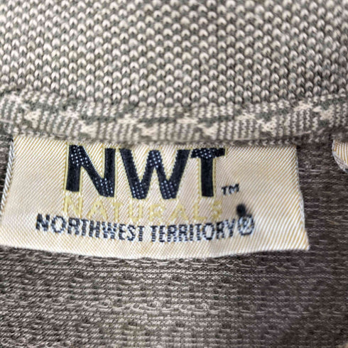 90S NATURAL NORTHWEST TERRITORY ナチュラル ノースウエスト テリトリー コットン ポリ 半袖 ポロシャツ メンズ L