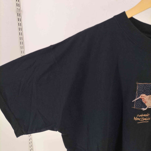 NEW ZELAND TOURIST WEAR ニュージーランド ツーリスト ウェア コットン 動物 刺繍 スーベニ Tシャツ メンズ XL