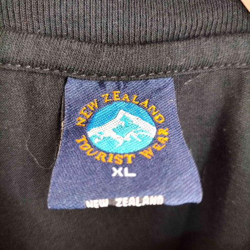 NEW ZELAND TOURIST WEAR ニュージーランド ツーリスト ウェア コットン 動物 刺繍 スーベニ Tシャツ メンズ XL