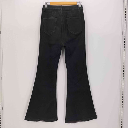 HESNTLS コーティング ブーツカット ストレッチ フレア デニム メンズ UK:28-29