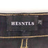 HESNTLS コーティング ブーツカット ストレッチ フレア デニム メンズ UK:28-29