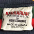 バーバリアン BARBARIAN カナダ製 マルチカラー ボーダー スウェット メンズ JPN:M