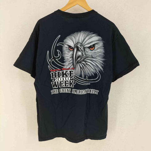フルーツオブザルーム FRUIT OF THE LOOM 2010 バイクウィーク 両面プリントTシャツ メンズ import:XL