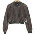 ザラ ZARA クロップド フェイクレザー ブルゾン レディース import:S
