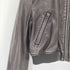 ザラ ZARA クロップド フェイクレザー ブルゾン レディース import:S