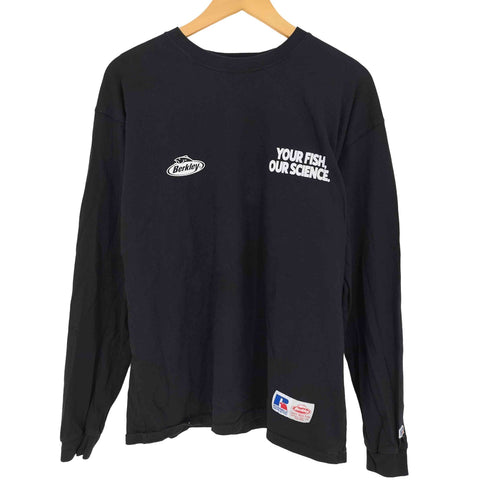 ラッセルアスレチック RUSSELL ATHLETIC ×Berkley MULTI LOGO HEAVY COTTON JERSEY 長袖Tシャツ メンズ JPN:L