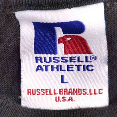 ラッセルアスレチック RUSSELL ATHLETIC ×Berkley MULTI LOGO HEAVY COTTON JERSEY 長袖Tシャツ メンズ JPN:L