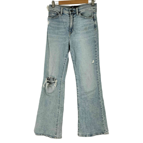 ギャップ Gap ダメージ加工 フレアデニムパンツ レディース FR:46