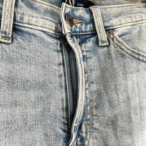 ギャップ Gap ダメージ加工 フレアデニムパンツ レディース FR:46