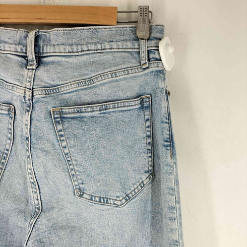 ギャップ Gap ダメージ加工 フレアデニムパンツ レディース FR:46