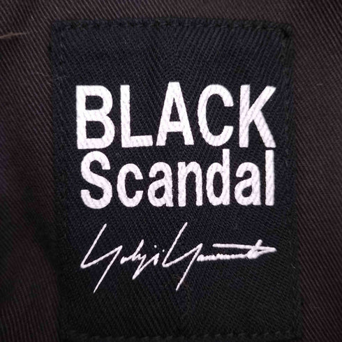 ブラックスキャンダルヨウジヤマモト BLACK Scandal Yohji Yamamoto 24AW KATSURAGI NO TUCK W WORK PANTS カツラギ ノータック ダブル ワークパンツ メンズ JPN:2