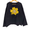 カンファーウッド CAMPHOR WOOD INSIDE OUT FLOWER MOTIF NEP SWEATER インサイド アウト フラワー モチーフ ネップ セーター メンズ import:M