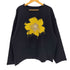 カンファーウッド CAMPHOR WOOD INSIDE OUT FLOWER MOTIF NEP SWEATER インサイド アウト フラワー モチーフ ネップ セーター メンズ import:M