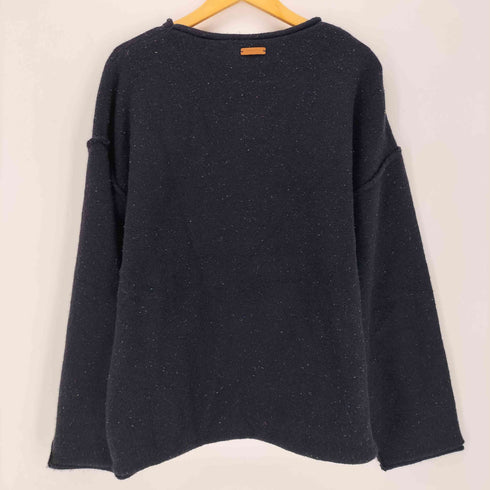 カンファーウッド CAMPHOR WOOD INSIDE OUT FLOWER MOTIF NEP SWEATER インサイド アウト フラワー モチーフ ネップ セーター メンズ import:M
