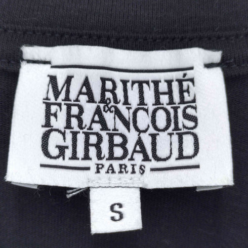 マリテフランソワジルボー MARITHE FRANCOIS GIRBAUD ロゴプリント クルーネック Tシャツ レディース import:S