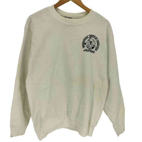 ONEITA ボディ90-00S USA製 両面企業プリント L/S スウェット メンズ import:L